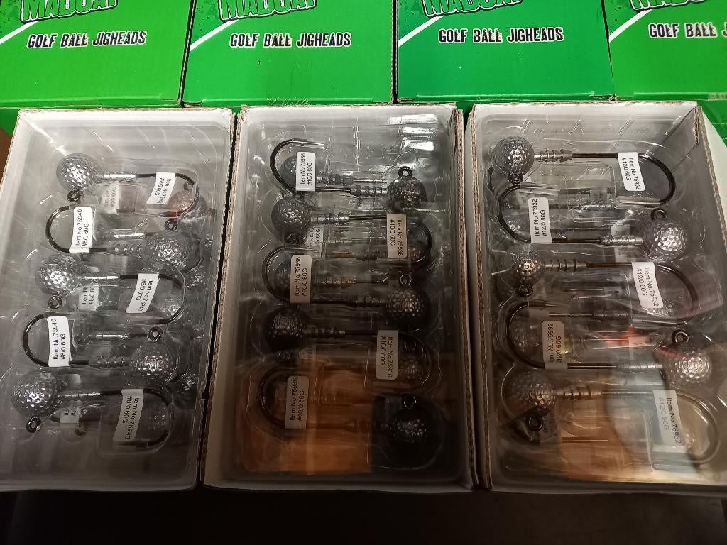 Top voor Noorwegen: 60-grams Jigheads (8/0..10/0..12/0)