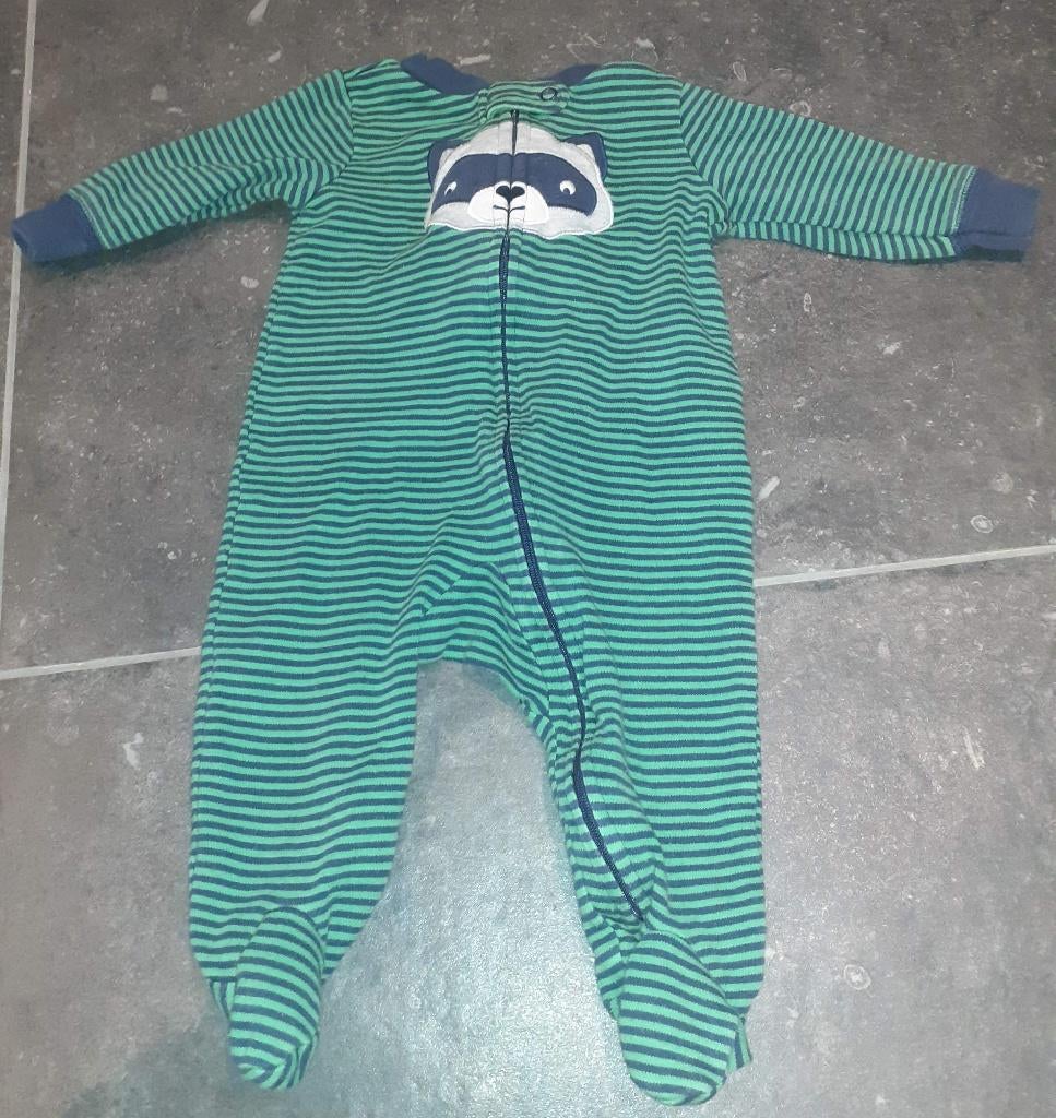 Baby pyjama wasbeer Carter's 6M, Ophalen of Verzenden, Zo goed als nieuw, Jongetje, Nacht- of Onderkleding