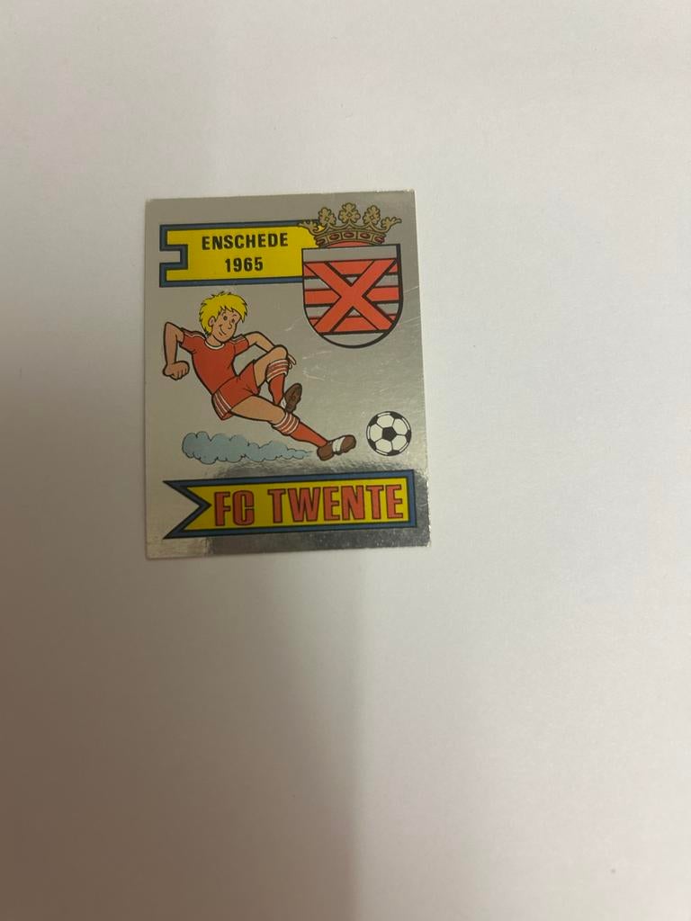 Vintage FC Twente Embleem Sticker Panini Voetbal 81, Ophalen of Verzenden, Zo goed als nieuw, Sticker