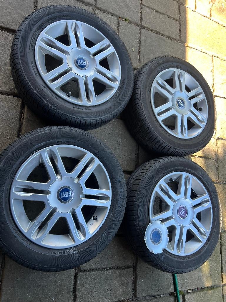 velgen 14 inch steekmaat 4x98  fiat panda, Auto-onderdelen, Banden en Velgen, Ophalen, 14 inch, Gebruikt, Velg(en)