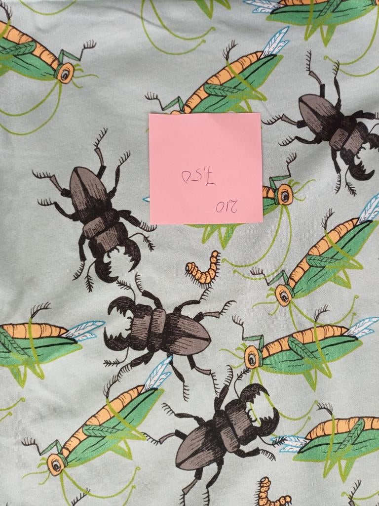 Stof met insecten, 120 cm of meer, Nieuw, Ophalen of Verzenden, Katoen