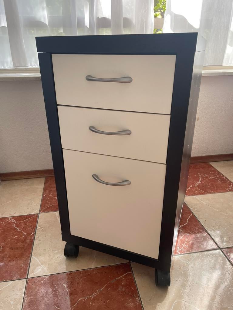 Handige (bureau) ladekast/ ladeblok op wielen, Huis en Inrichting, Kasten | Ladekasten, Ophalen, Minder dan 50 cm, Zo goed als nieuw