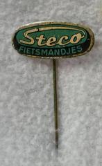 Speldje Steco fietsmandjes, Ophalen of Verzenden, Zo goed als nieuw, Merk, Speldje of Pin