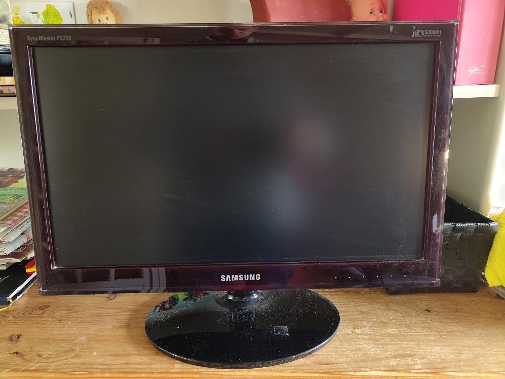 Samsung SyncMaster monitor (22 inch), Computers en Software, Monitoren, Ophalen, Gebruikt, Full HD, Samsung