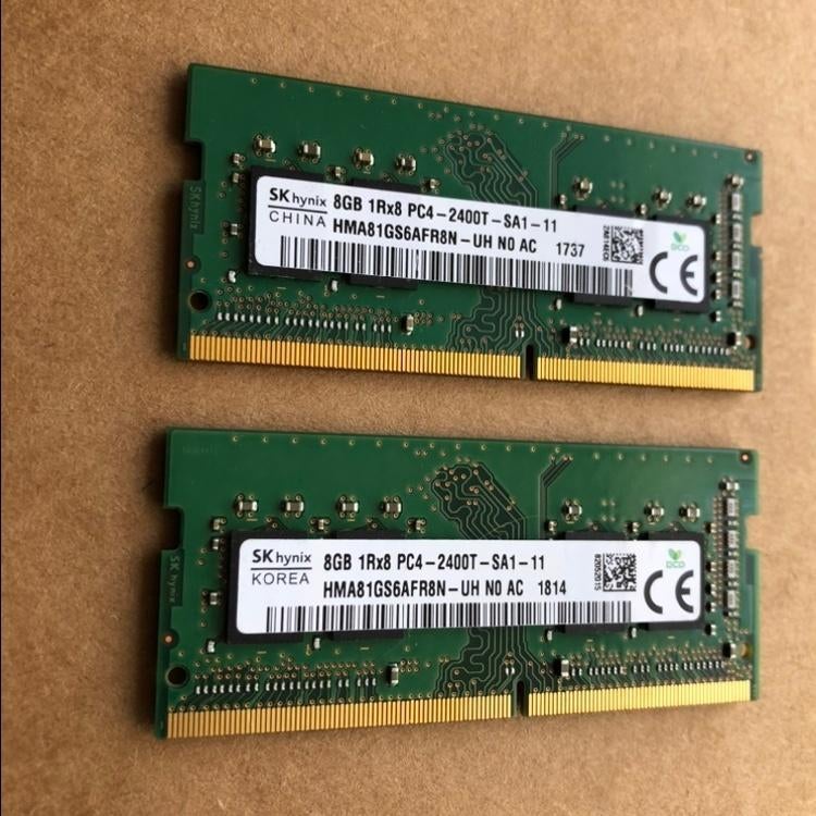 SK Hynix 16GB (2x8GB) DDR4 SODIMM Laptop RAM 2400MHz, Computers en Software, RAM geheugen, Gebruikt, DDR4, Ophalen of Verzenden