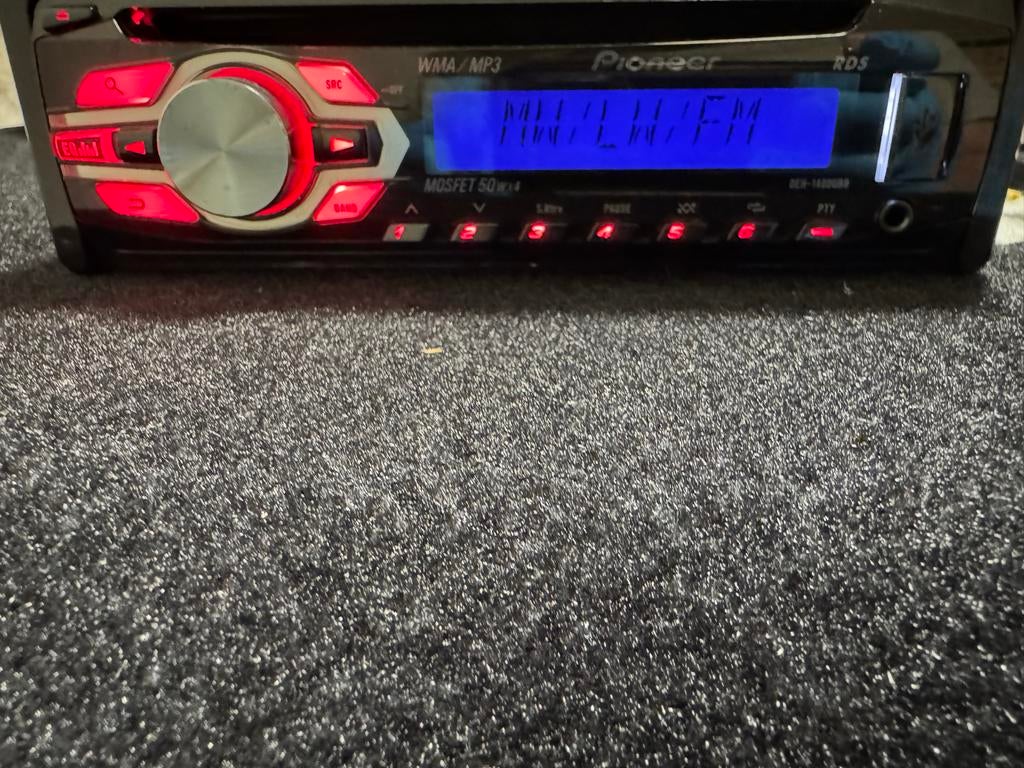 Pioneer DEH-1400UB autoradio, Ophalen of Verzenden, Zo goed als nieuw