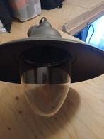 Hang lamp met glazen kap, Ophalen