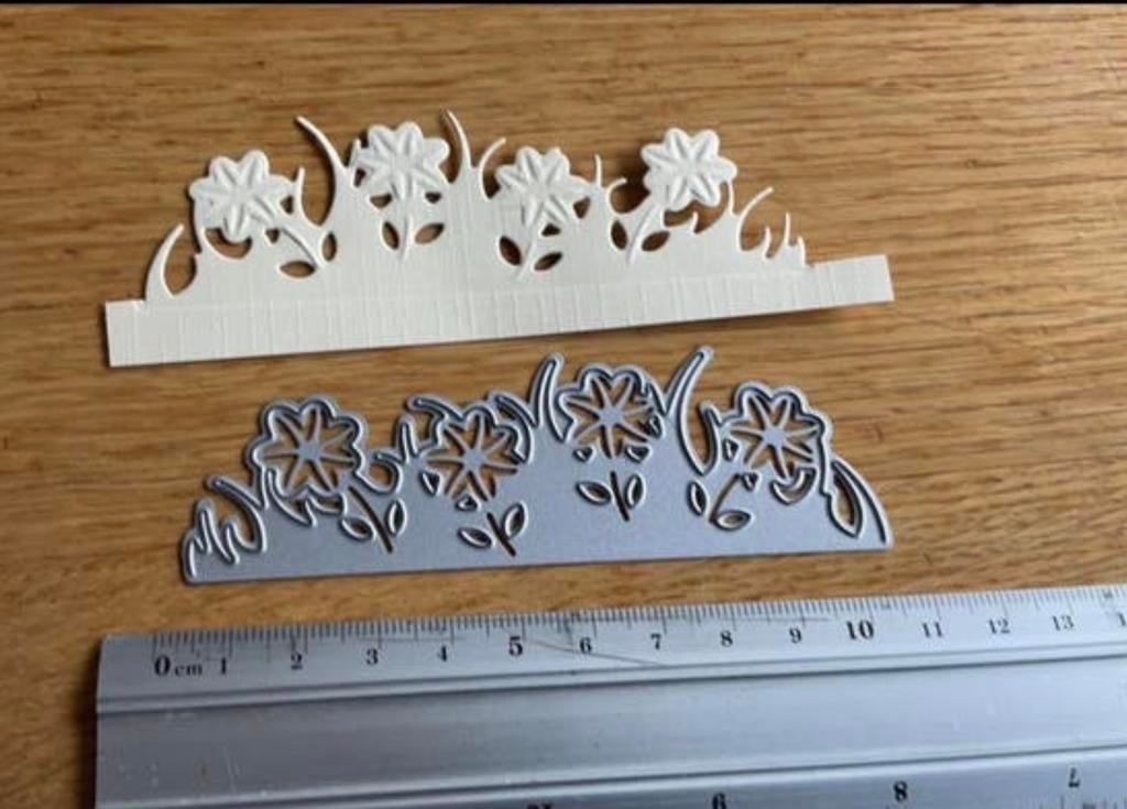 Snijmal randje bloemen 1087, Ophalen of Verzenden, Zo goed als nieuw, Pons of Mal