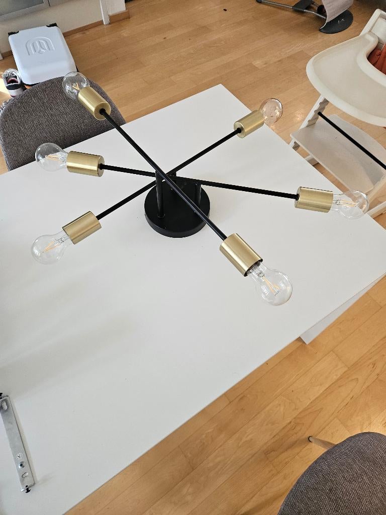 Plafondlamp Westwing (nieuw prijs 80 euro), Ophalen, Zo goed als nieuw, Metaal, Industrieel