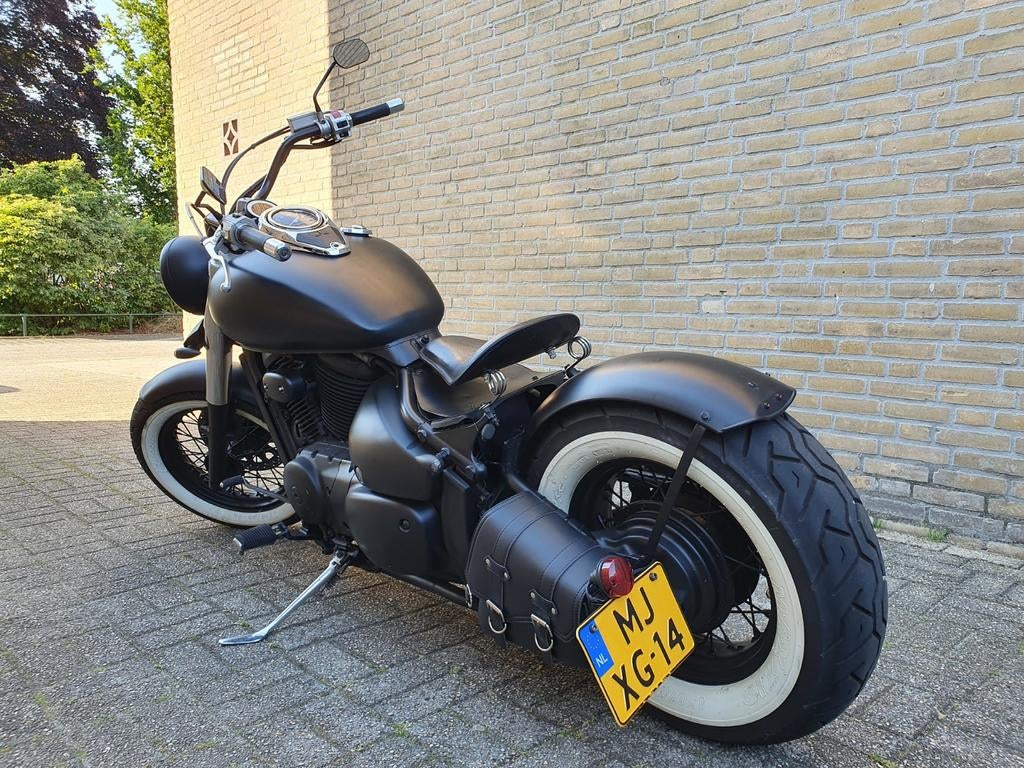 Mooie Custom Suzuki VL800 Volusia Bobber chopper Mat Zwart, Motoren, Cardan-aandrijving, 2 cilinders, 805 cc, Gebruikt