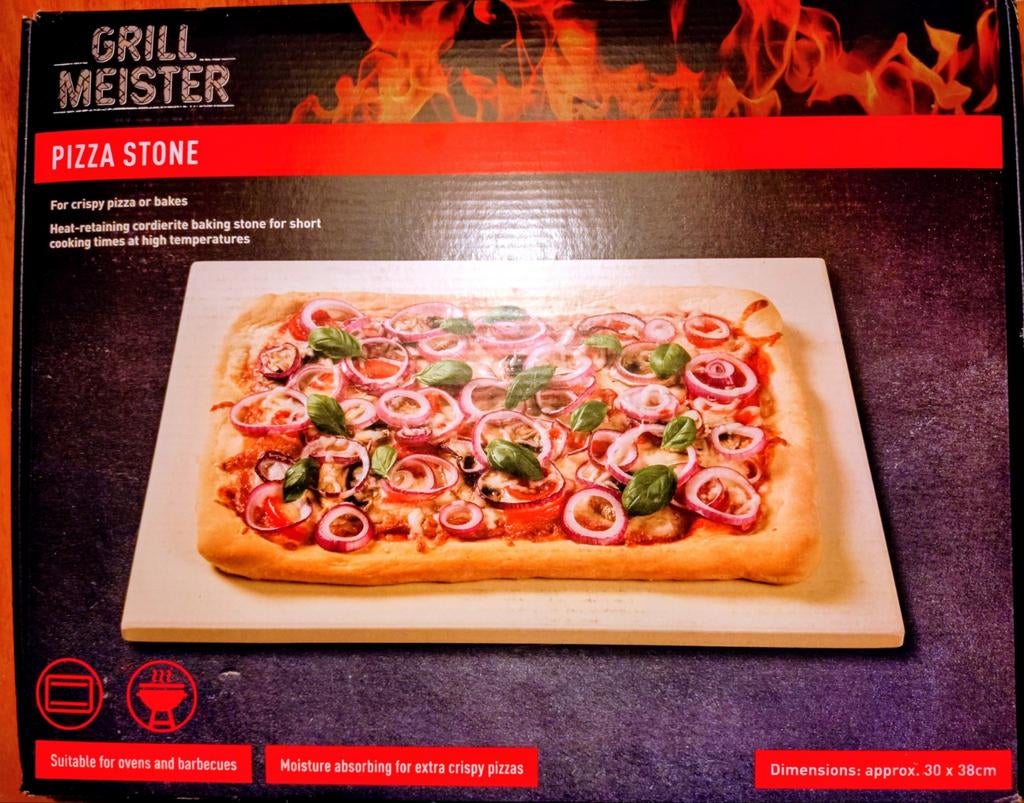 Grill Meister Pizza Stone 30x38cm, Ophalen, Nieuw