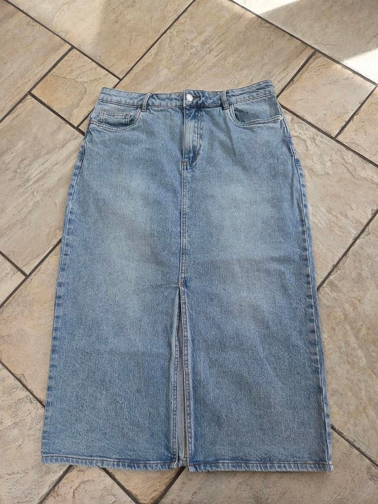 Driekwart denim rok Red Button maat 40, Kleding | Dames, Maat 38/40 (M), Blauw, Ophalen of Verzenden, Gedragen