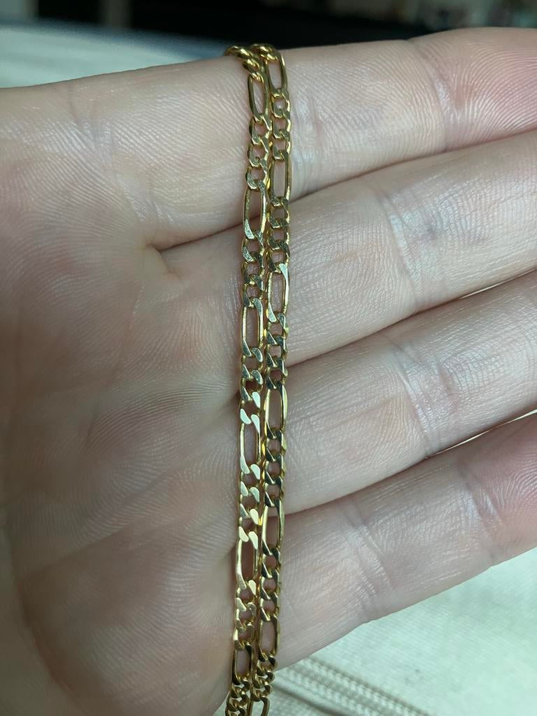 Gouden ketting 14 karaat, 10,5 gram, Ophalen of Verzenden, Zo goed als nieuw, Goud