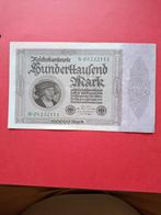 Duitsland 100.000 Mark biljet uit 1923, Ophalen of Verzenden, Duitsland, Los biljet
