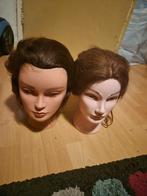 Kappers oefenhoofden met haar, 1 klem en kappersspullen, Ophalen