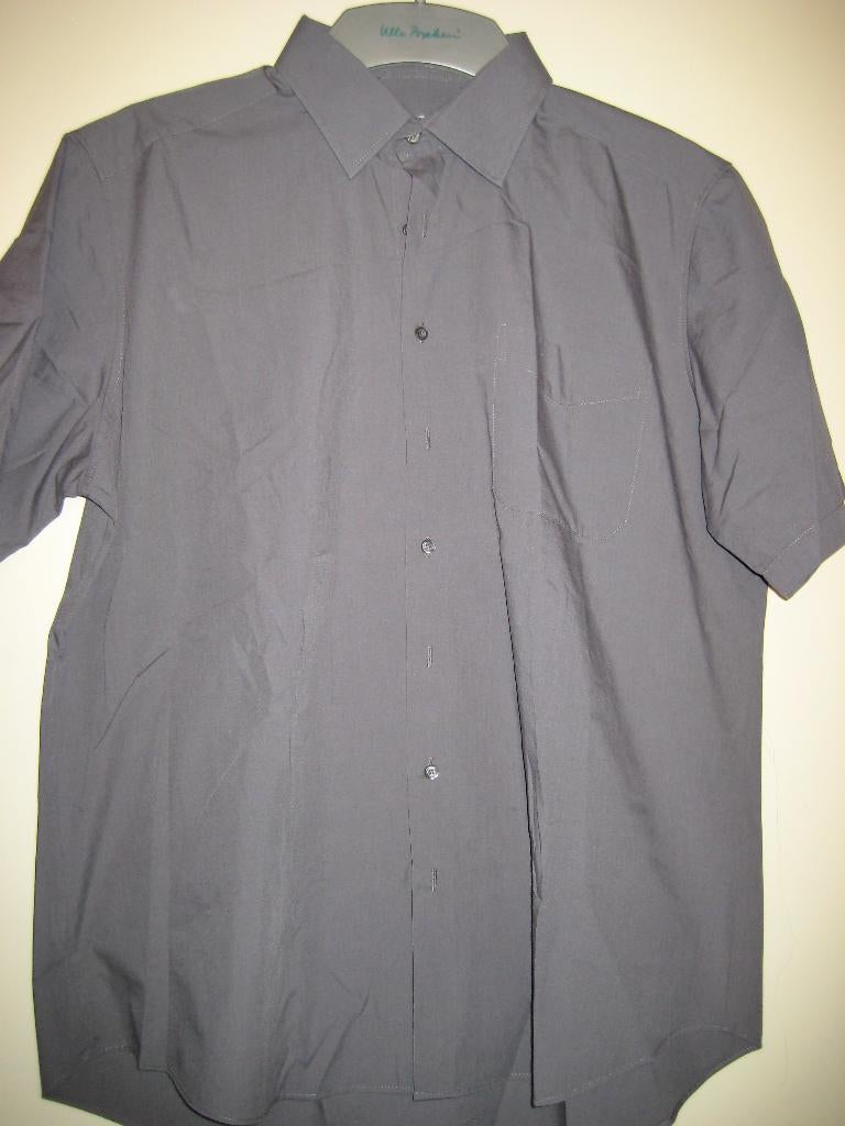 Khaki hemd, XL 43/44, Canda, korte mouwen, Ophalen of Verzenden, Zo goed als nieuw, Halswijdte 43/44 (XL)