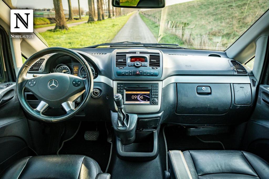Mercedes Vito Bestel 122 CDI 343 DC Comfort Plus|Nap|Leer|V6, Auto's, Bestelauto's, Automaat, Euro 5, Gebruikt, 2500 kg