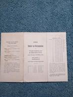 Vintage HBS examen 1913 document, Ophalen of Verzenden