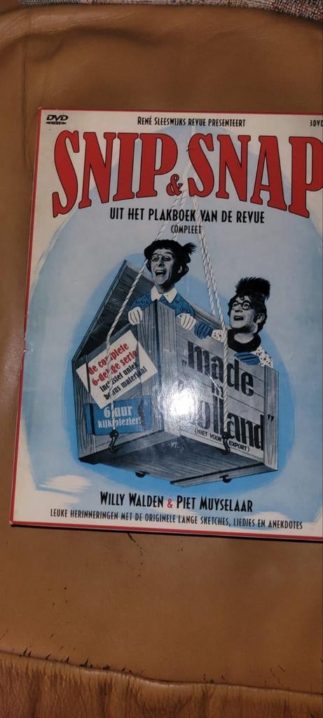 Dvd snip en snap, Alle leeftijden, Ophalen of Verzenden, Zo goed als nieuw, Stand-up of Theatershow