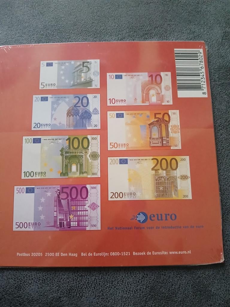 Euro introductie set Nederland 2002, Postzegels en Munten, Bankbiljetten | Europa | Eurobiljetten, Ophalen of Verzenden, Overige landen
