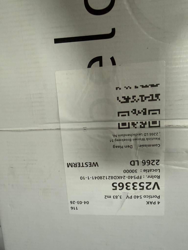 Belakos plak PVC portico, Ophalen of Verzenden, Nieuw, 10 tot 25 m², Overige typen