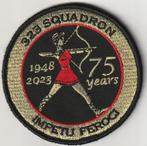 Patch 323 sqn 75 years., Ophalen of Verzenden, Nieuw, Patch, Badge of Embleem