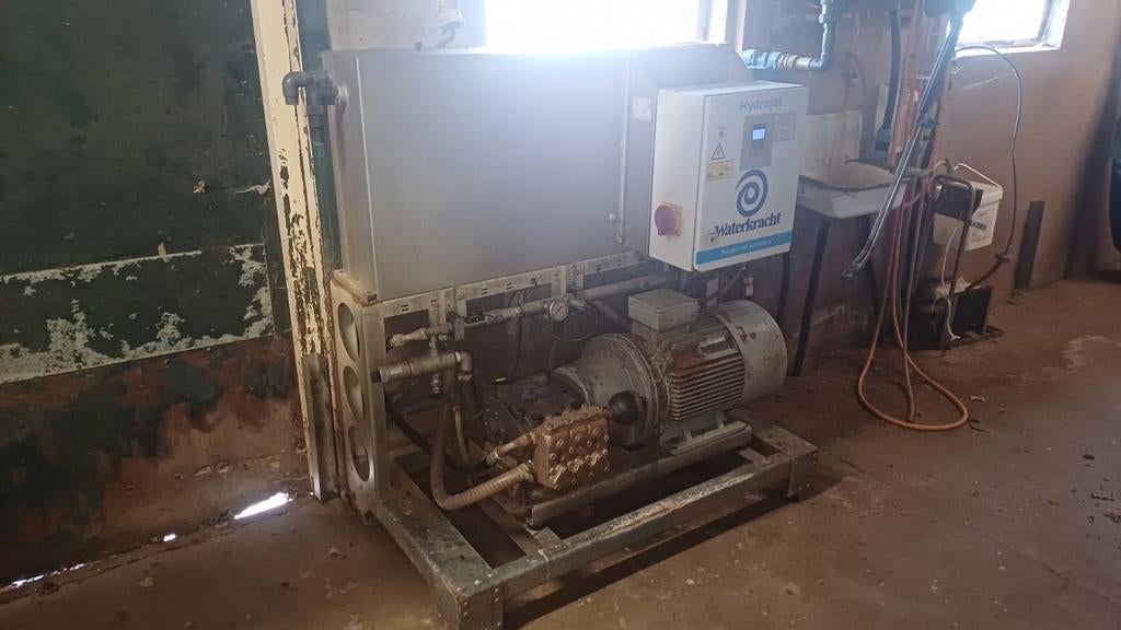 Stationaire hogedruk reiniger waterkracht, Ophalen, Elektrisch