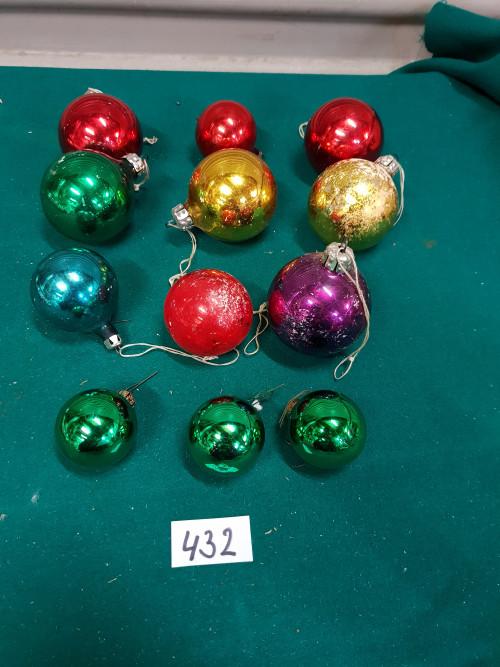 432 ], kerstballen retro gekleurde, Ophalen of Verzenden, 'T Olde Gre-j, Info@toldegrej.nl, Endepoelstraat 20f Didam