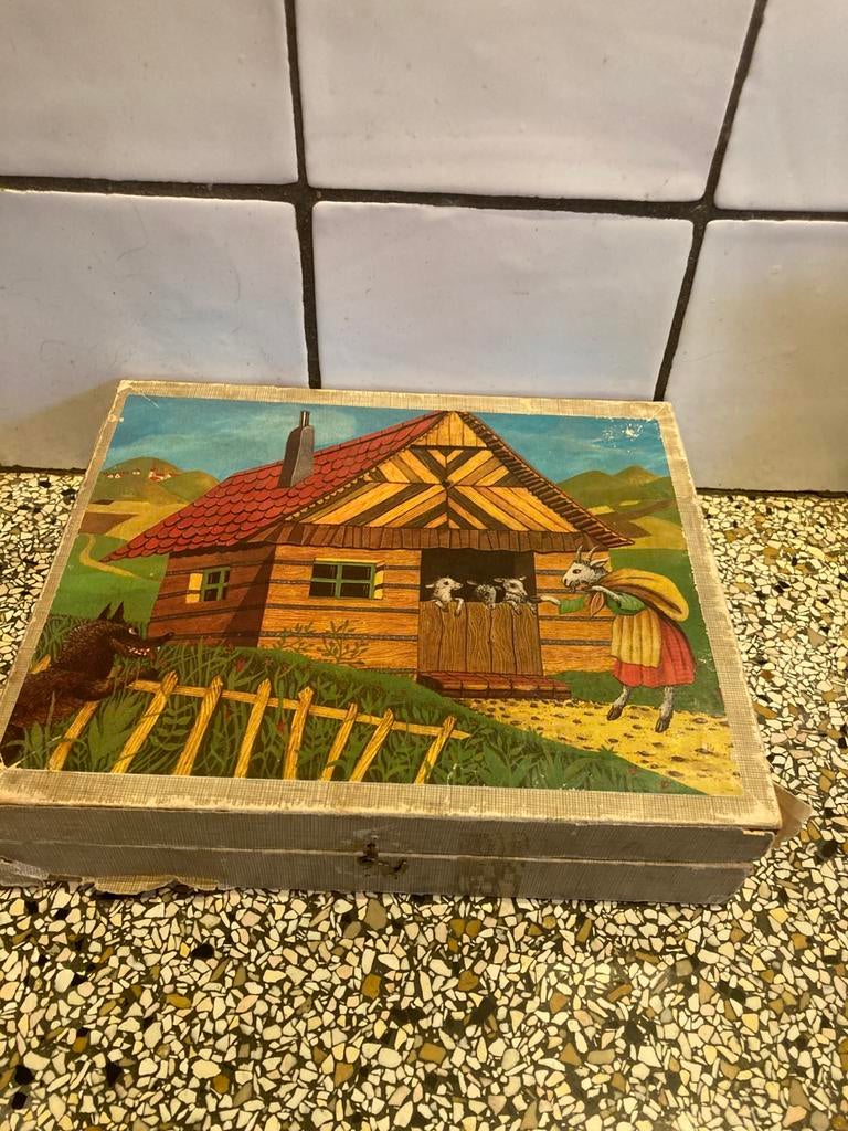 Oude blokpuzzel sprookjes, Ophalen of Verzenden