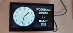 Dementieklok digitaal/analoog, Huis en Inrichting, Woonaccessoires | Klokken, Ophalen, Zo goed als nieuw, Overige typen