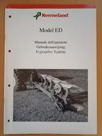 Gebruiksaanwijzing Kverneland ploeg model ED, Ophalen of Verzenden, Gelezen, Tractor en Landbouw