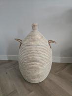 Super mooie grote Mand met Deksel, Ophalen, Mand, Rond, Zo goed als nieuw