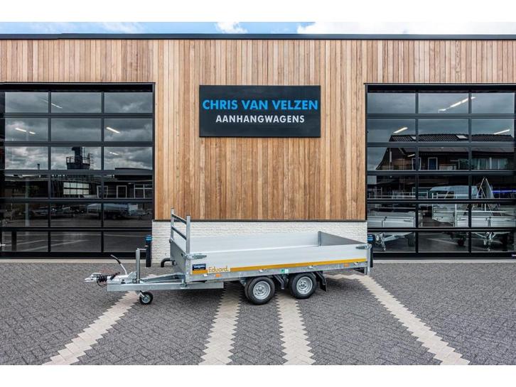 Nieuwe Eduard dubbel-as plateauwagens uit voorraad leverbaar, Auto diversen, Aanhangers en Bagagewagens, Nieuw