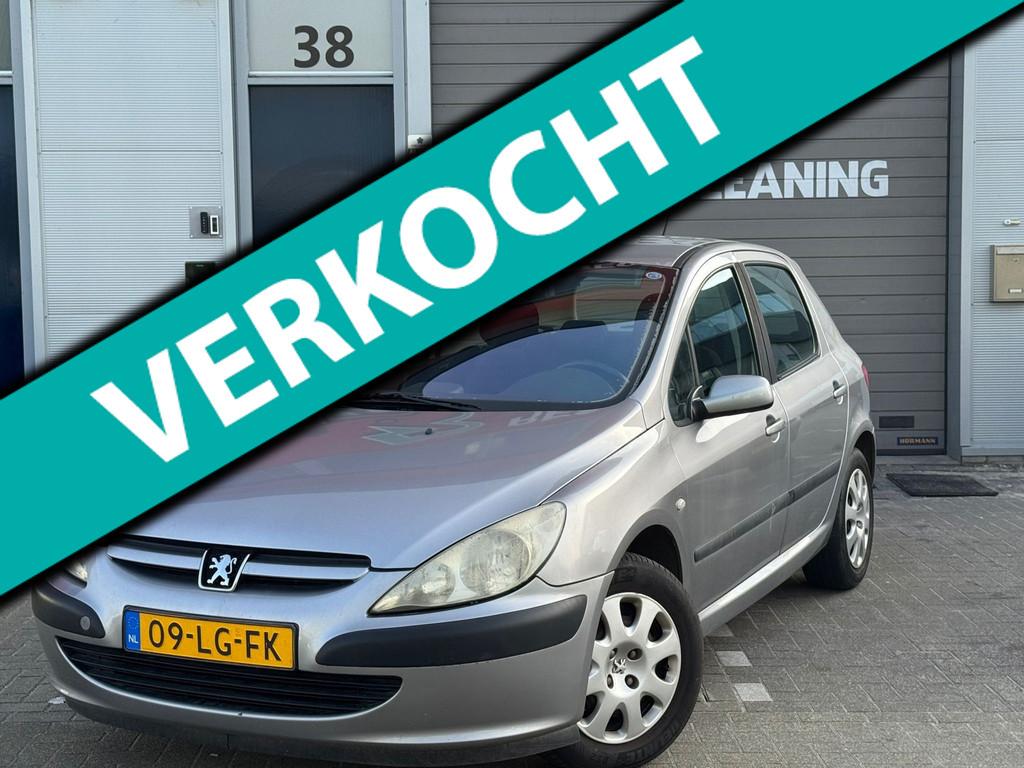 Peugeot 307 1.4 XS | 2003 | Airco | NAP | 5 deurs, Auto's, Peugeot, Voorwielaandrijving, Zwart, 4 cilinders, 49 €/maand