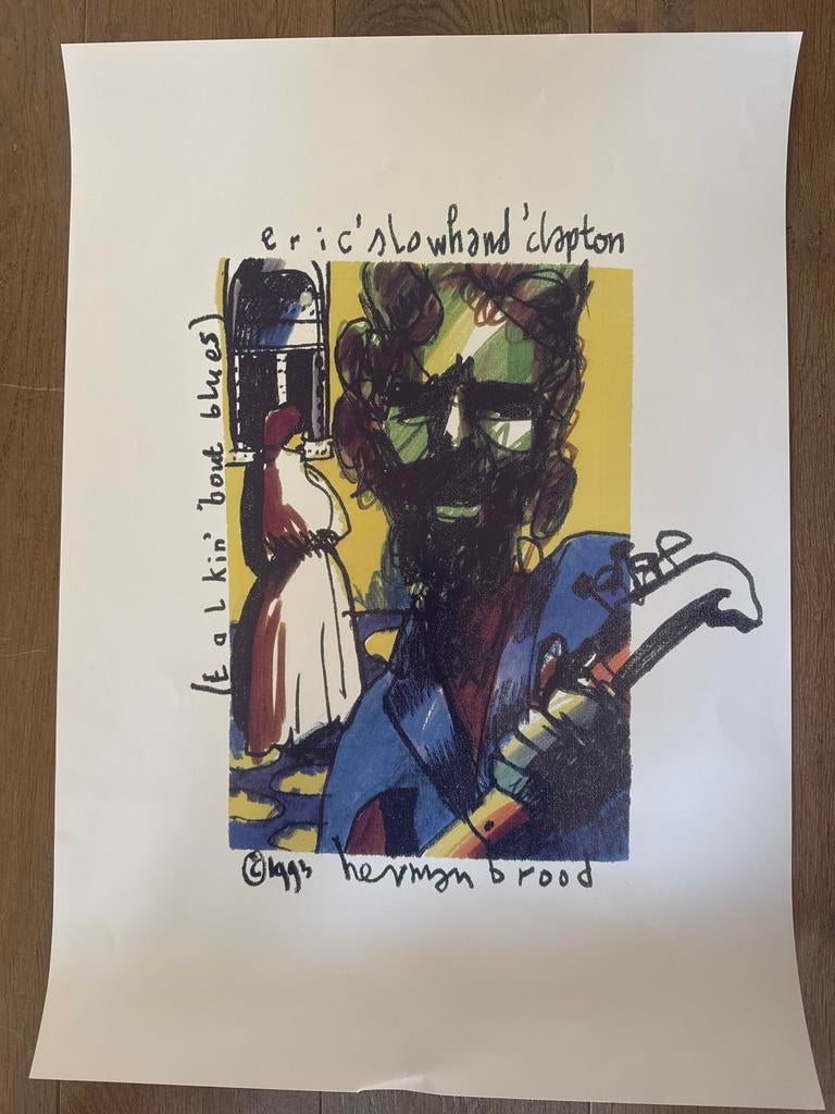 Herman Brood posters: Eric Clapton, Black Crowes, Michael J., Ophalen