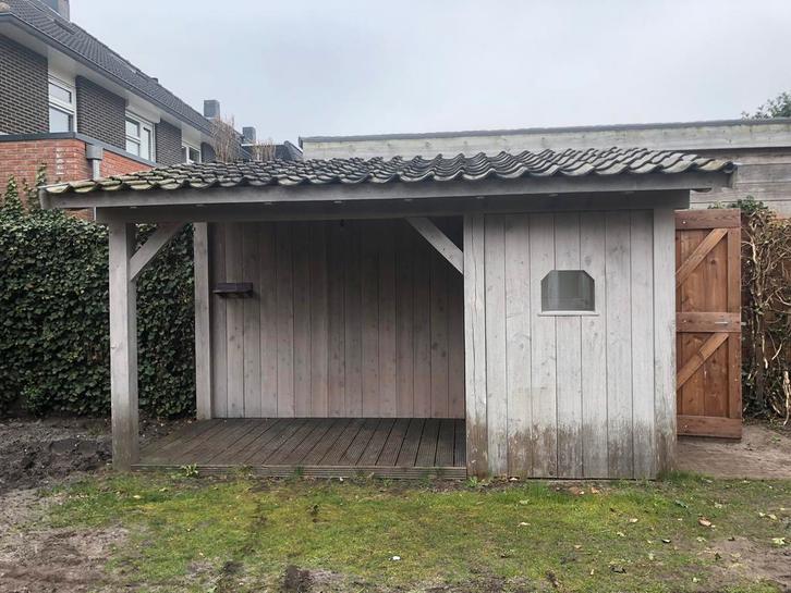Tuinschuurtje met overkapping, veranda, Tuin en Terras, Overkappingen, Veranda, Ophalen