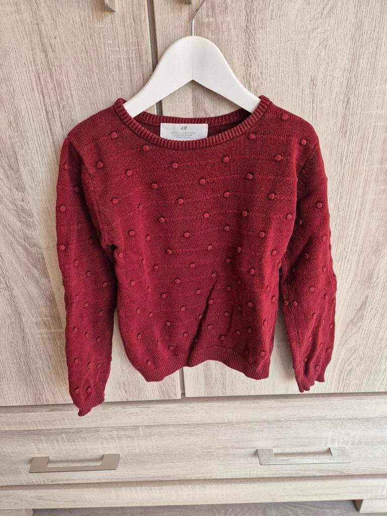 H&M Trui 110/116, Kinderen en Baby's, Kinderkleding | Maat 110, Ophalen of Verzenden, Zo goed als nieuw, Meisje, Trui of Vest