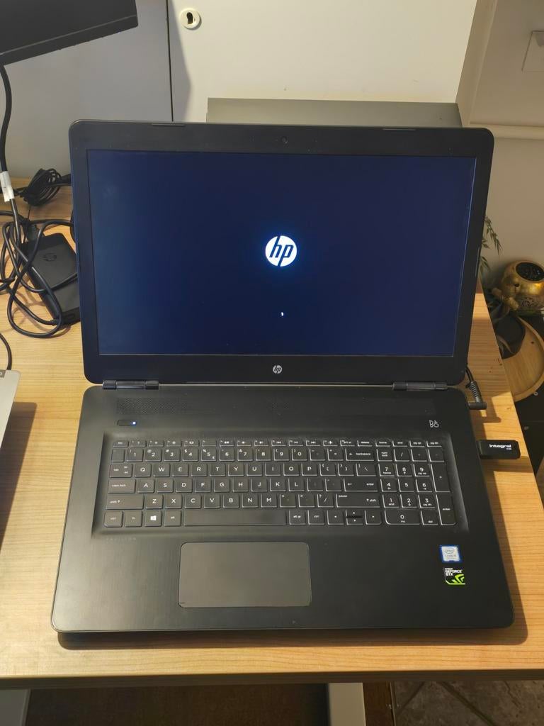 17 inch game laptop HP - i5 - 8GB - SSD & 1TB - Geforce GTX, Ophalen of Verzenden
