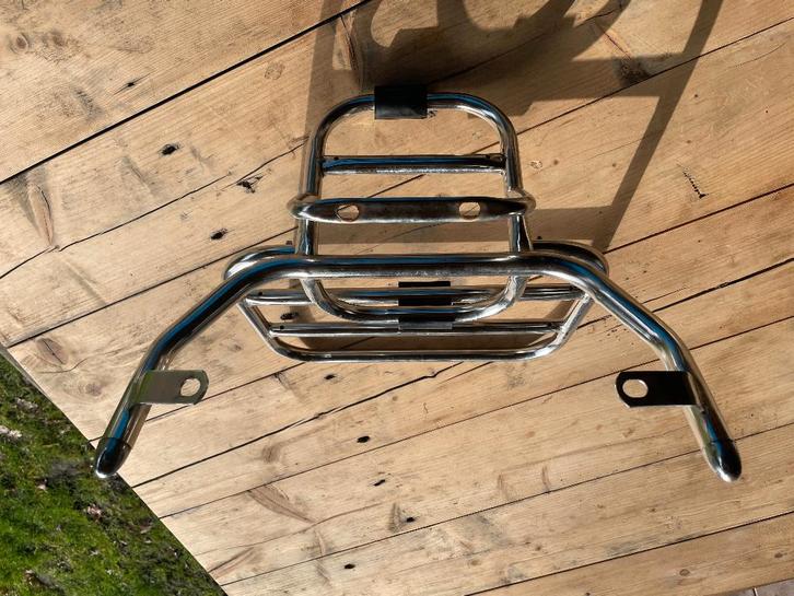 D936 Verchroomde inklapbare bagagerek GTS TOSCANA, Fietsen en Brommers, Brommeronderdelen | Scooters, Gebruikt, Overige merken