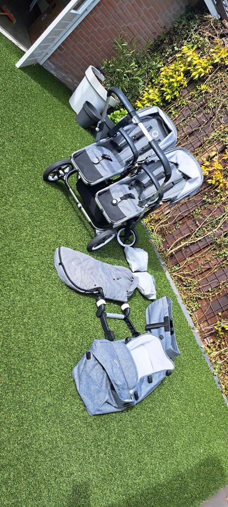 Bugaboo Donkey 3 Grijs, Kinderen en Baby's, Kinderwagens en Combinaties, Gebruikt, Combiwagen, Bugaboo, Duowagen, Met autostoeltje
