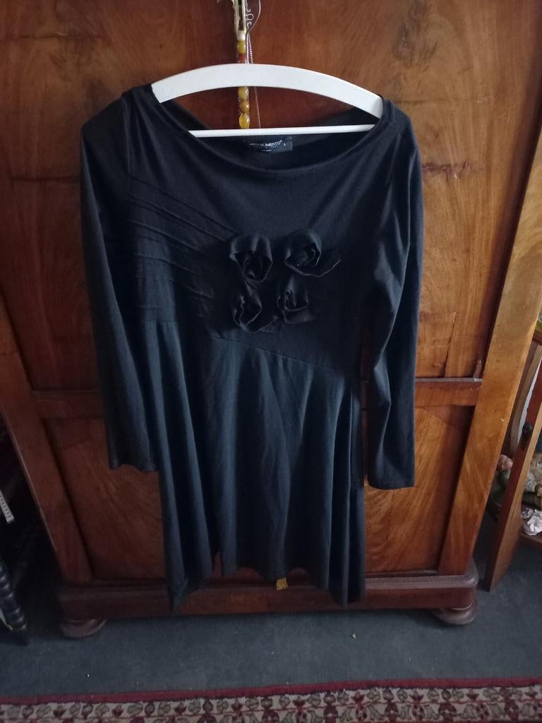 Vintage  Rinascimento Italië Boho - chic trend jaren 70, Zwart, Maat 42/44 (L), Ophalen of Verzenden, Zo goed als nieuw