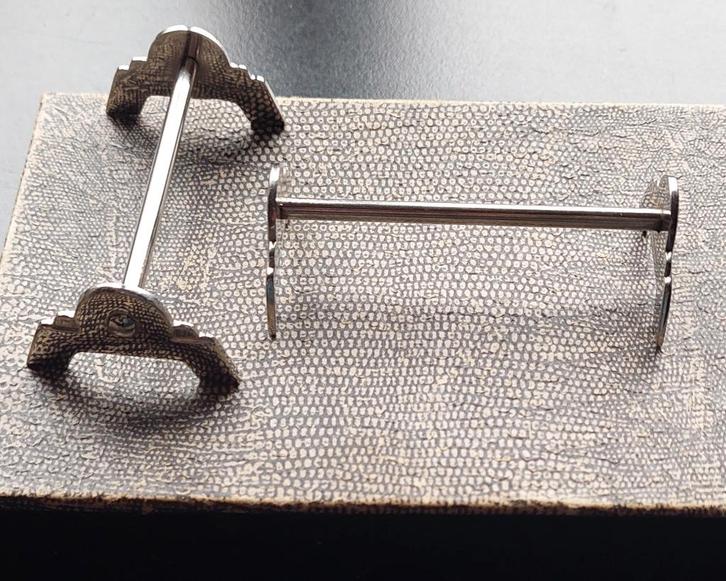 messenleggers van Zilmeta In doos per 6 verpakt, Huis en Inrichting, Keuken | Bestek, Gebruikt, Los bestek, Rvs of Chroom, Ophalen of Verzenden