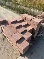 Klei gebakken terracotta tegels en border tegels, gratis, Ophalen, Overige materialen, Zo goed als nieuw, 10 m² of meer