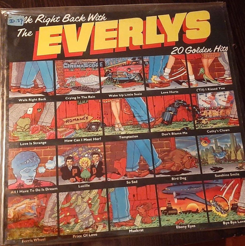 EVERLY BROTHERS lp met 20 GOLDEN HITS uit 1975, Ophalen of Verzenden, Gebruikt, 12 inch