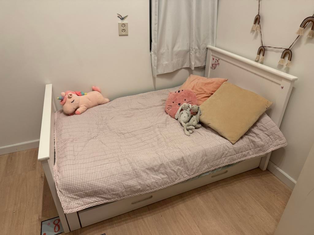 GRATIS Meegroei kinderbedje vandaag ophalen, Kinderen en Baby's, Kinderkamer | Bedden, Ophalen, Zo goed als nieuw, 140 tot 160 cm