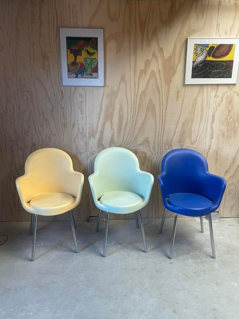 3 keer GoGo chair design stoelen made in italy, Huis en Inrichting, Stoelen, Ophalen, Zo goed als nieuw, Twee
