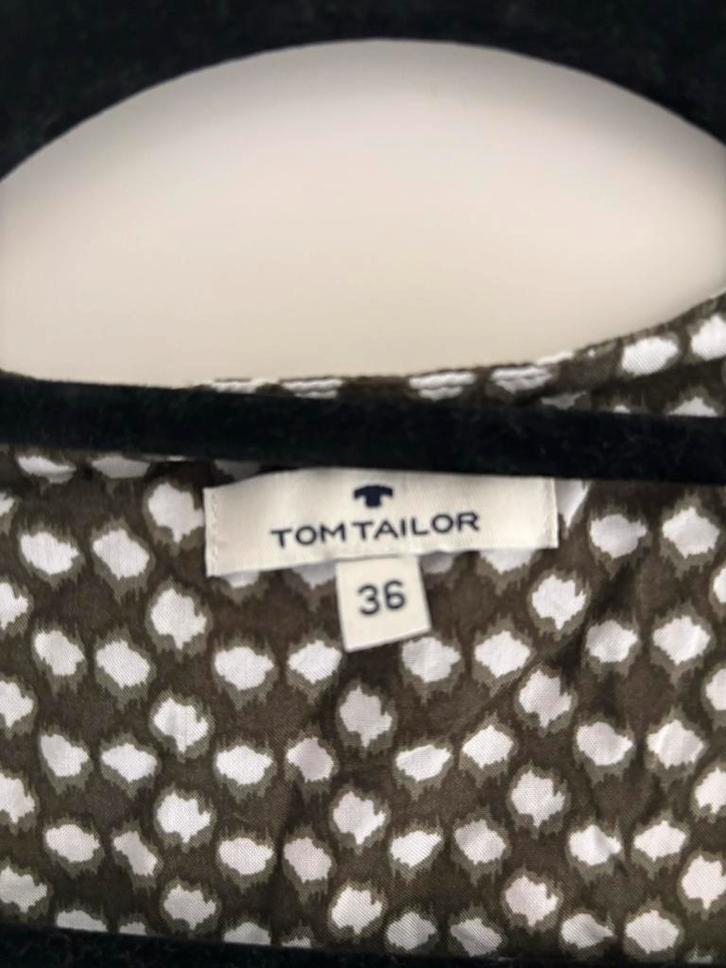 Tom Tailor top met stippen maat 36, Kleding | Dames, Tops, Zo goed als nieuw, Maat 36 (S), Overige kleuren, Korte mouw, Ophalen of Verzenden