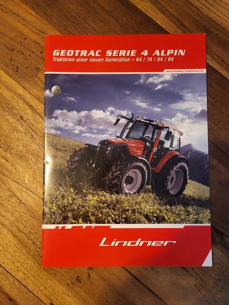 Tractor folder Lindner GEOTRAC SERIE 4 ALPIN, Ophalen of Verzenden, Zo goed als nieuw