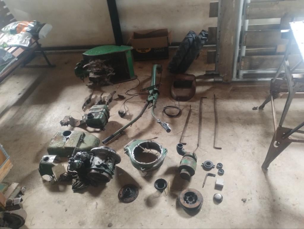 Holder onderdelen, Ophalen, Gebruikt