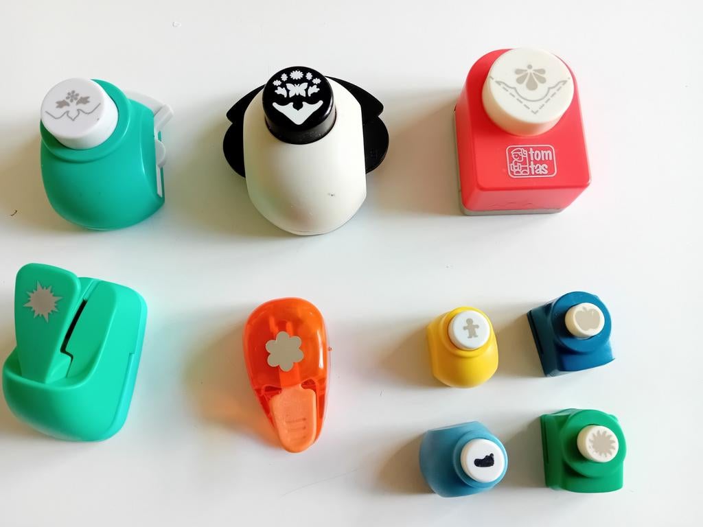 Set van diverse ponsen voor knutselprojecten, Ophalen of Verzenden, Gebruikt, Gereedschap of Toebehoren